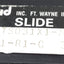 Used PHD TS031X1-A-J1-R1-Q Pneumatic Slide Cylinder, 1" Stroke, Bore: 1/2" (12mm)