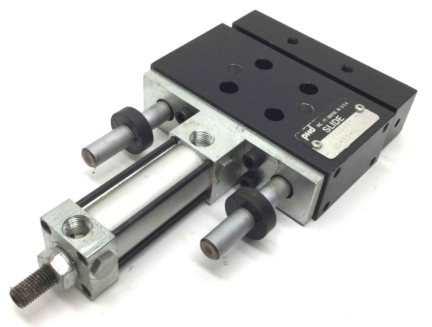 Used PHD TS031X1-A-J1-R1-Q Pneumatic Slide Cylinder, 1" Stroke, Bore: 1/2" (12mm)