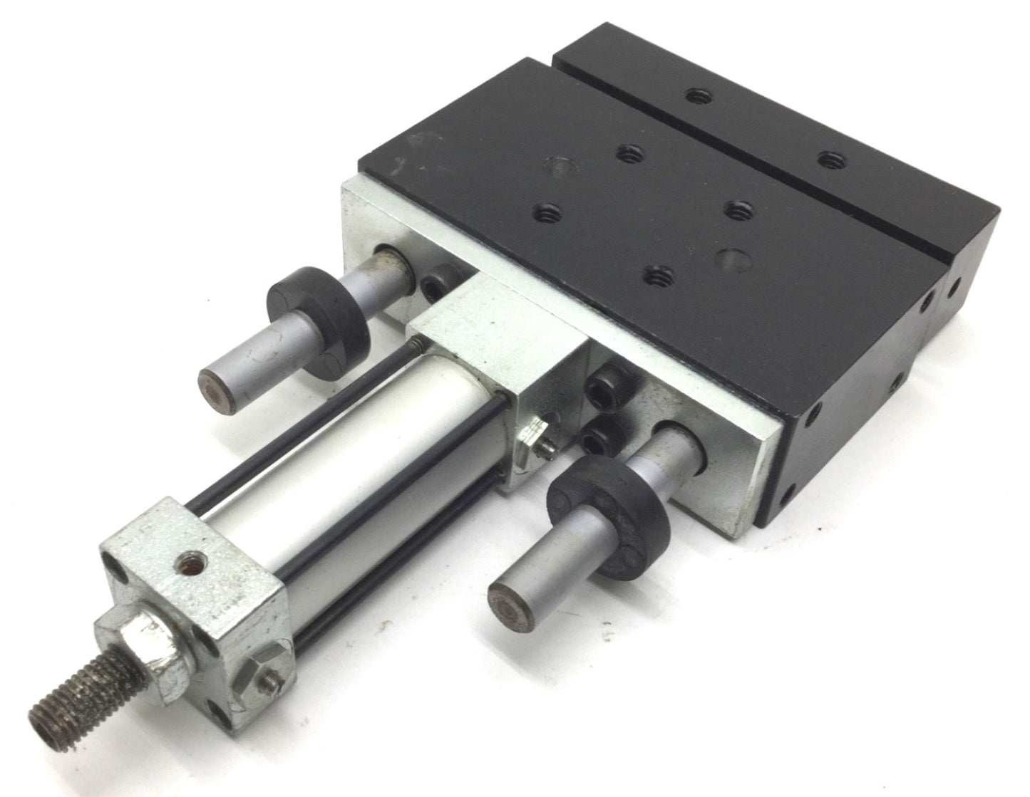 Used PHD TS031X1-A-J1-R1-Q Pneumatic Slide Cylinder, 1" Stroke, Bore: 1/2" (12mm)