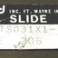 Used PHD TS031X1-A-E Pneumatic Slide Cylinder, 1" Stroke, Bore: 1/2" (12mm)