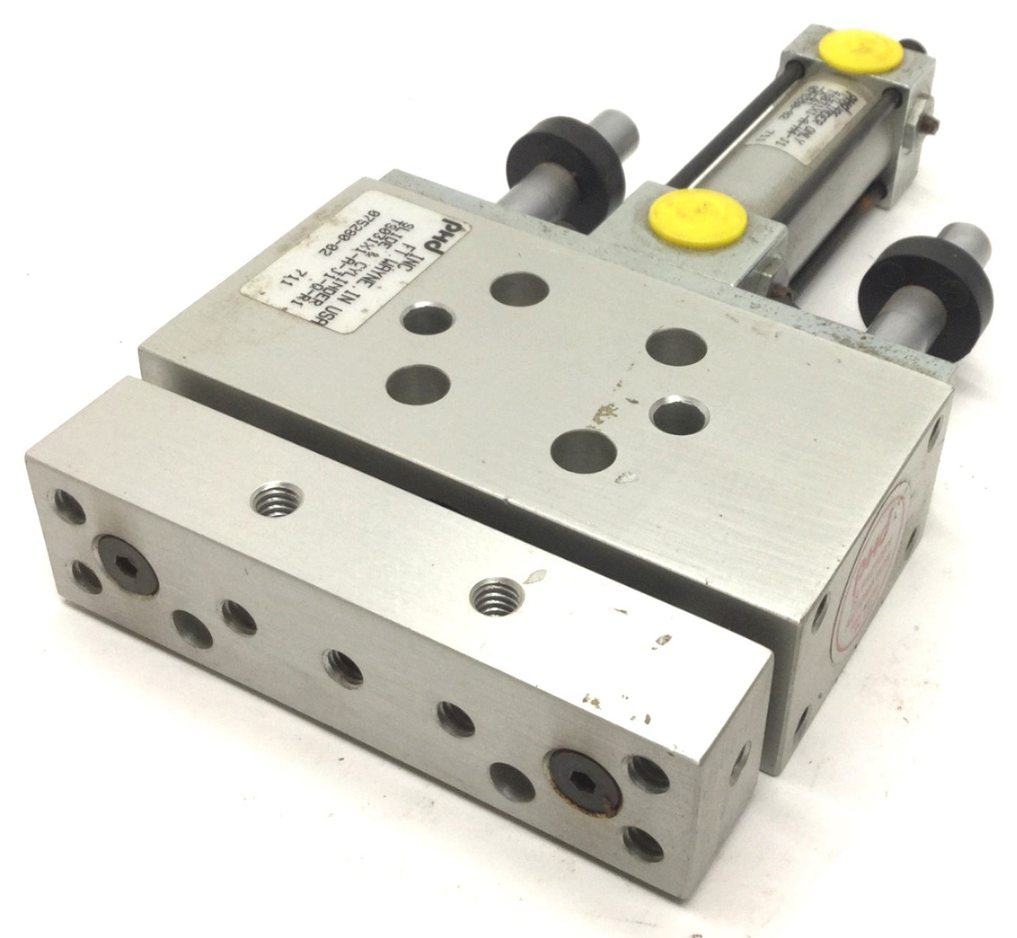 Used PHD TS031X1-A-J1-Q-R1 Pneumatic Slide Cylinder, 1" Stroke, Bore: 1/2" (12mm)