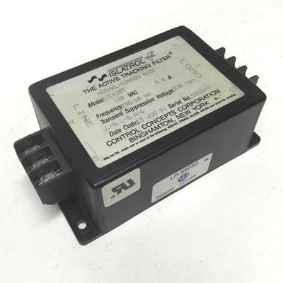 Used Control Concepts IC+105 Islatrol Active Tracking Power Line Filter 120VAC, 5A
