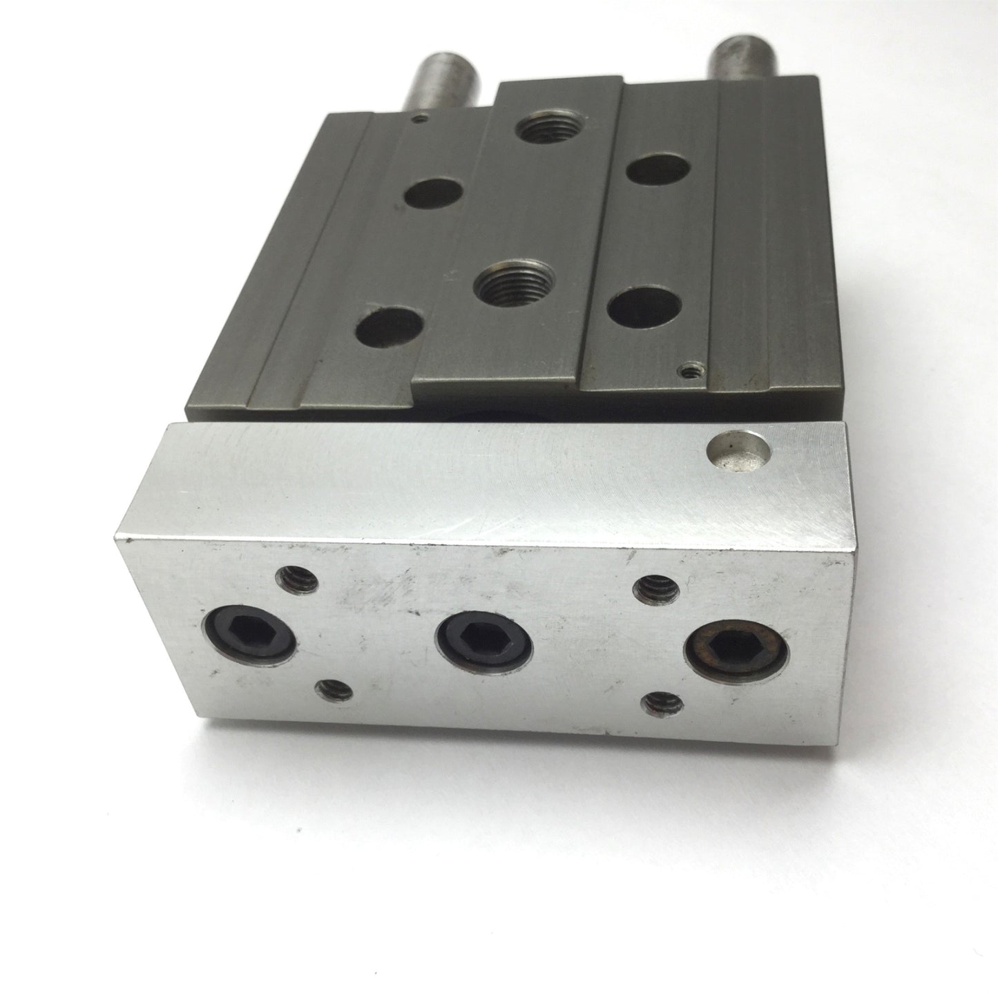 Used Phd SA043X1 Pneumatic Slide Cylinder, Stroke 1", Bore 0.75", Ports 1/8" NPT