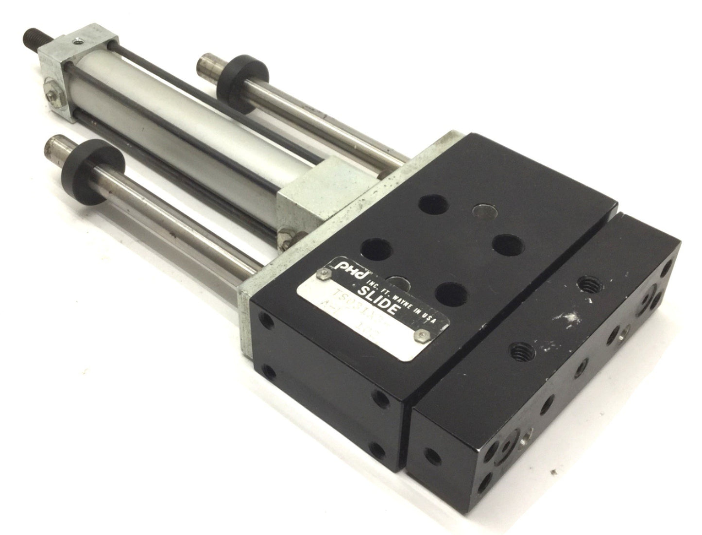 Used PHD TS031X3-A-E Pneumatic Slide Cylinder, 3" (75mm) Stroke, Bore: 3/4"