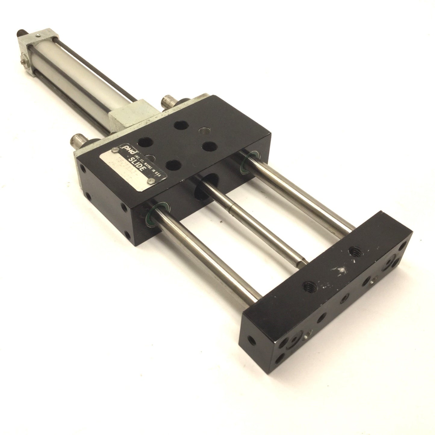 Used PHD TS031X3-A-E Pneumatic Slide Cylinder, 3" (75mm) Stroke, Bore: 3/4"