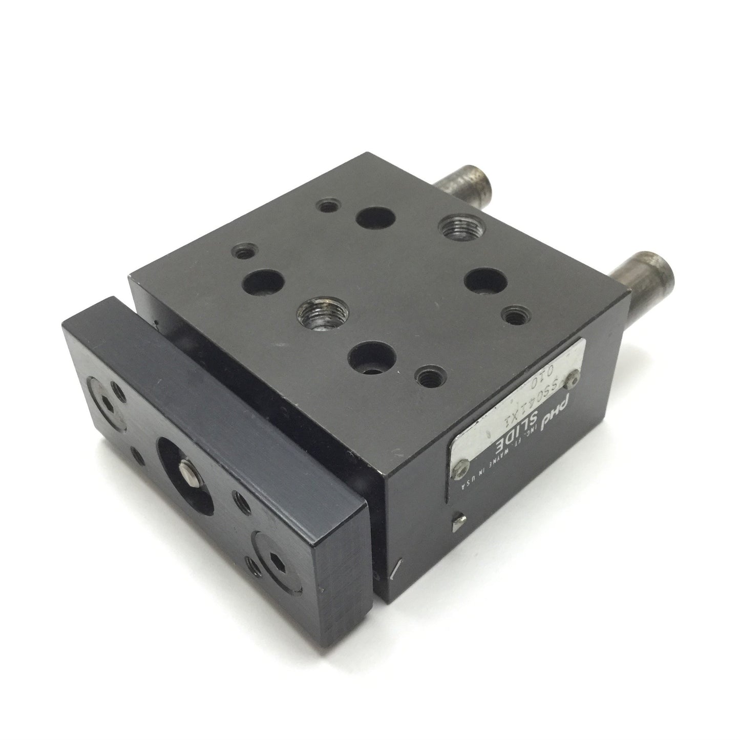 Used Phd SS041X1 Pneumatic Slide Cylinder, Bore 0.75", Stroke 1", Ports 1/8" NPT