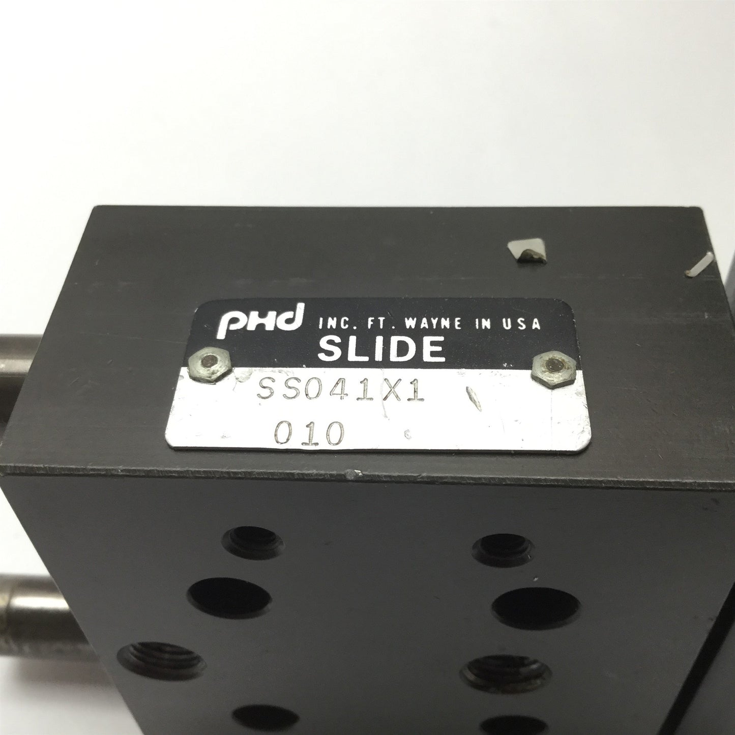 Used Phd SS041X1 Pneumatic Slide Cylinder, Bore 0.75", Stroke 1", Ports 1/8" NPT