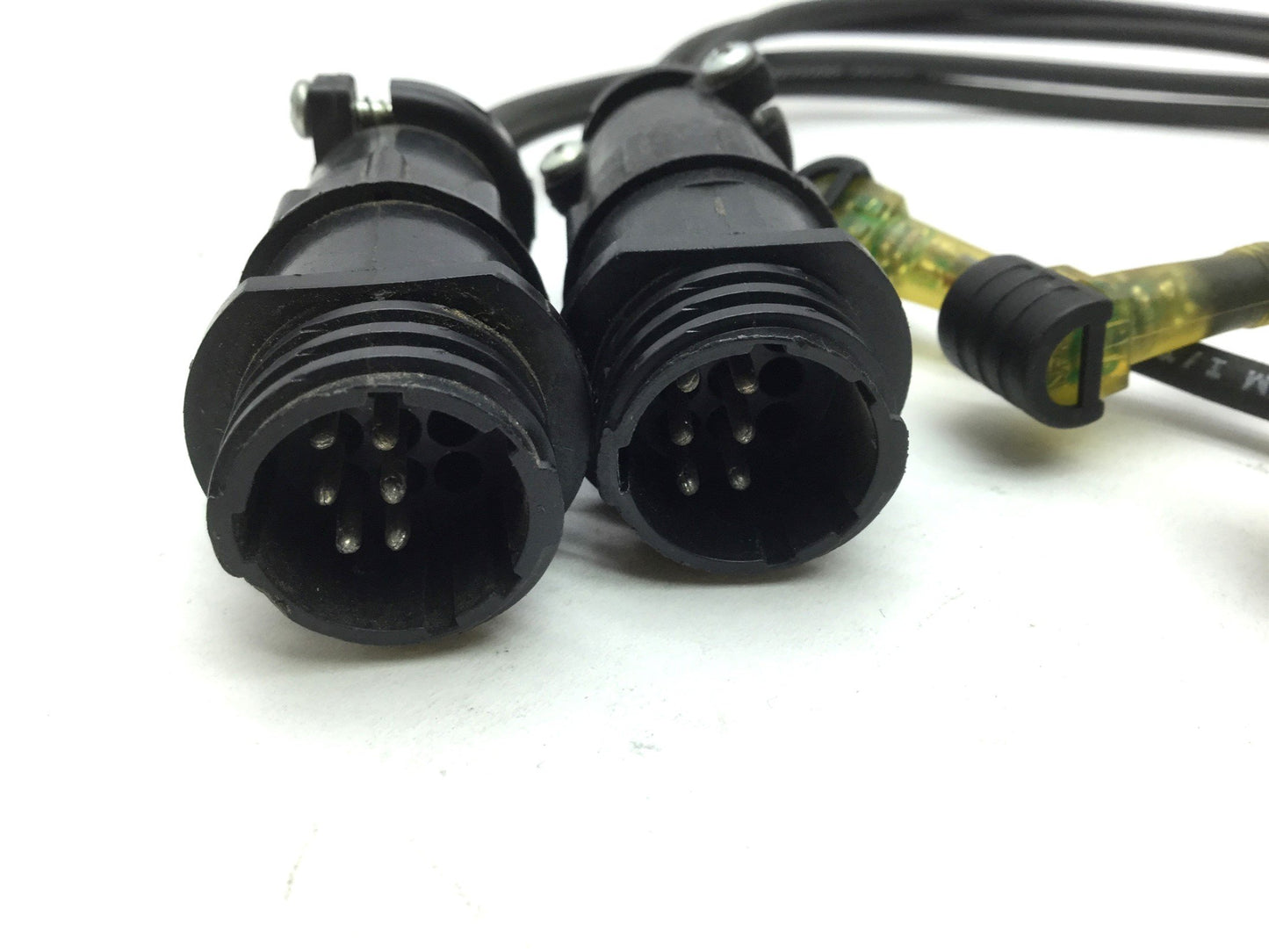 Used 4 Turck PKW 3Z-N7X2-2/S90 Cordset, Picofast Right, 3-Pin NPN LED, 3/4-20 UNEF-2A