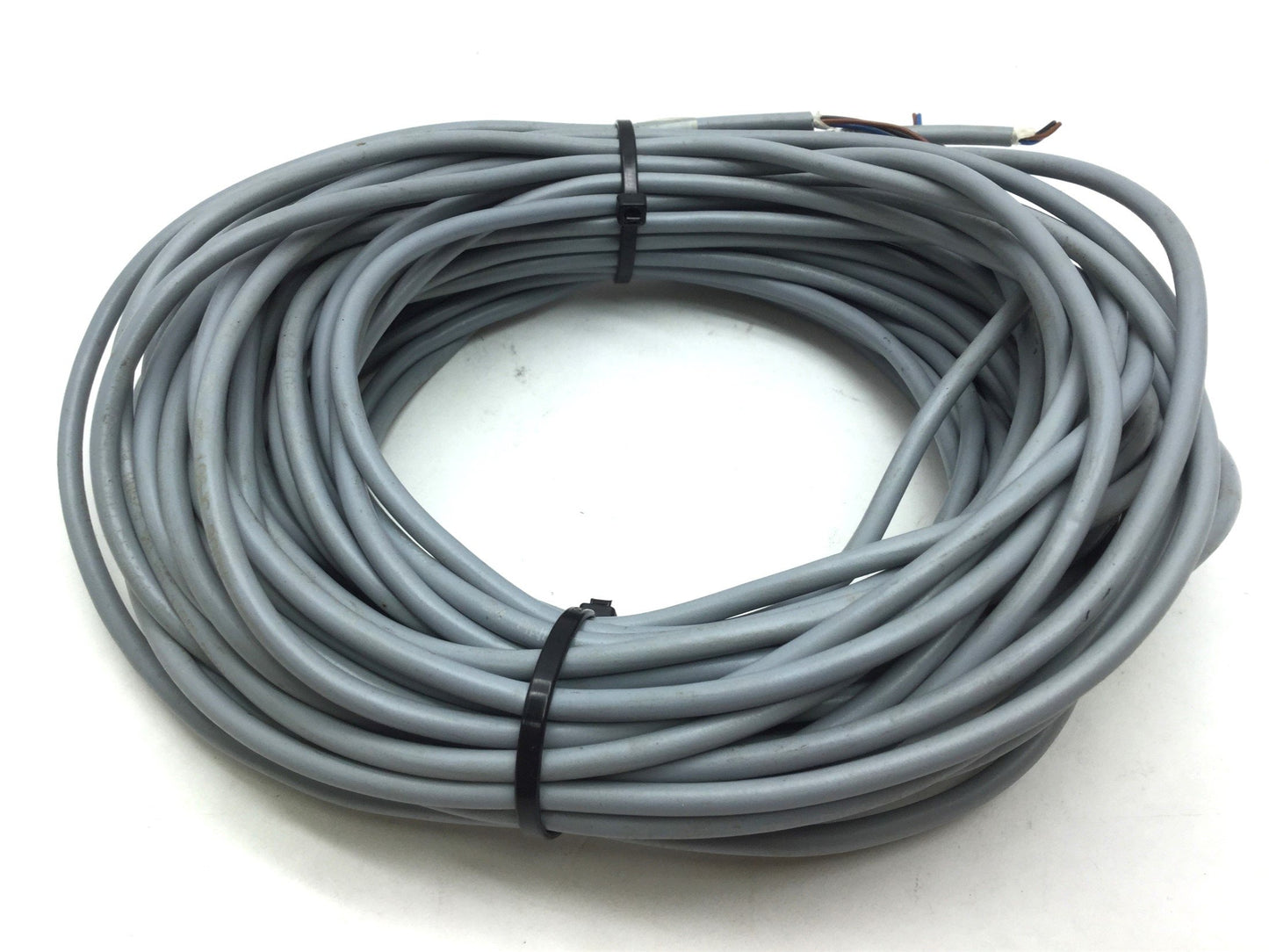 Used Lot of 4 BIMBA MFG Quick Disconnect Cable, 3-Pin M6, Length: 15'
