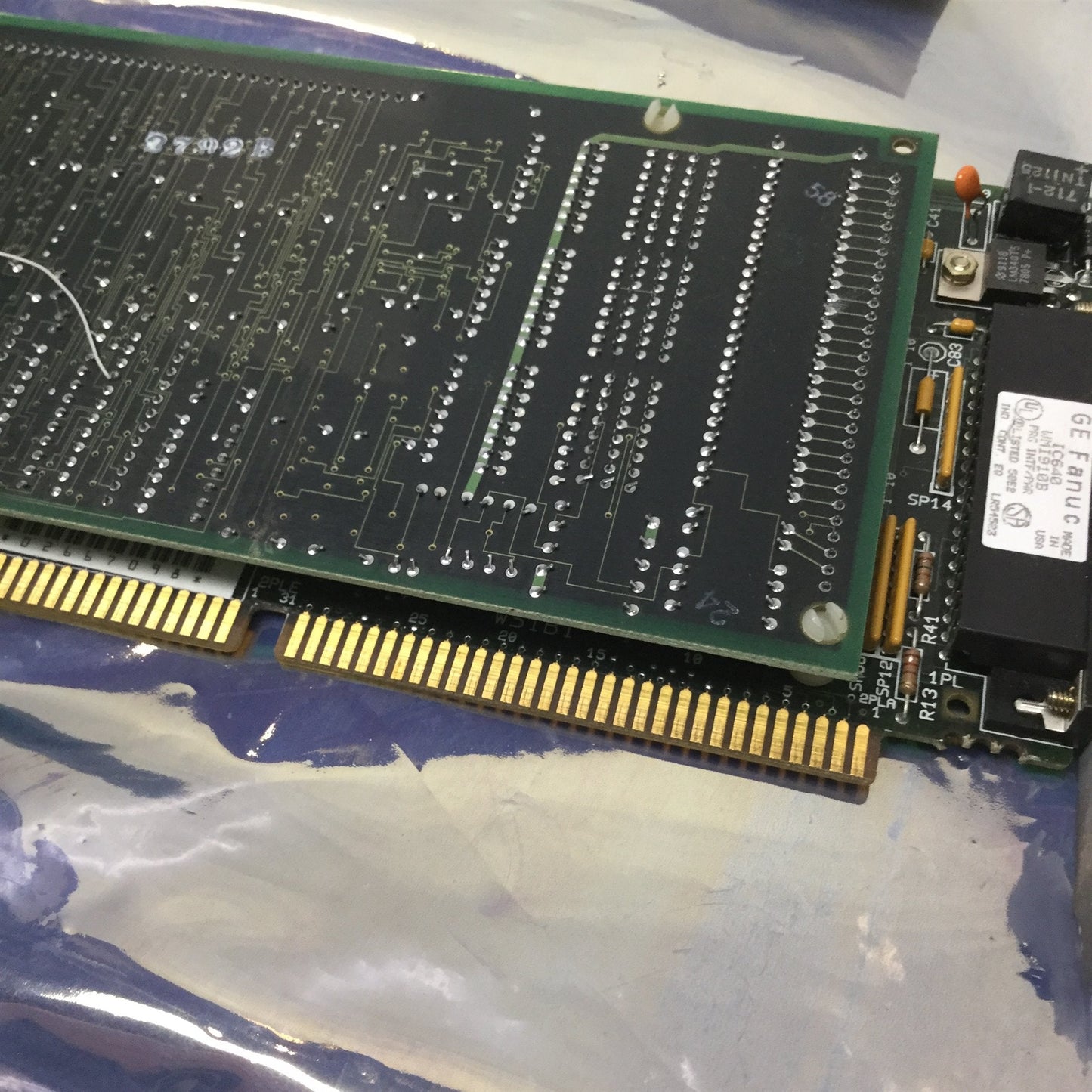 Used GE Fanuc IC640WMI910B Series 90-70 Work Station Interface Serial/Parallel, XT/AT
