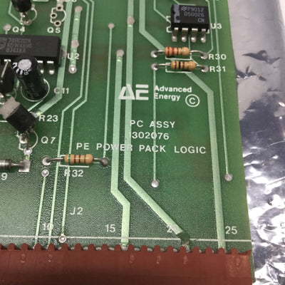 Used Advanced Energy 1302076 PE Series Power Pack Logic PCB Board RF Generator Supply