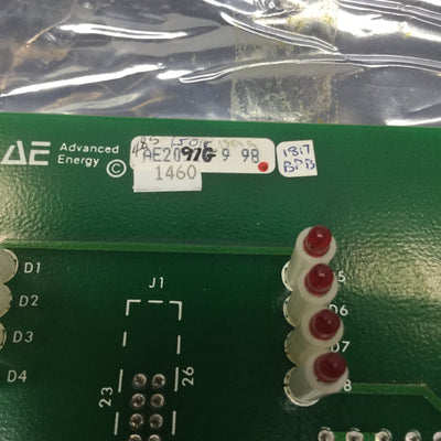 Used Advanced Energy 2302012 PE Main Display PCB Board RF Generator Power Supply