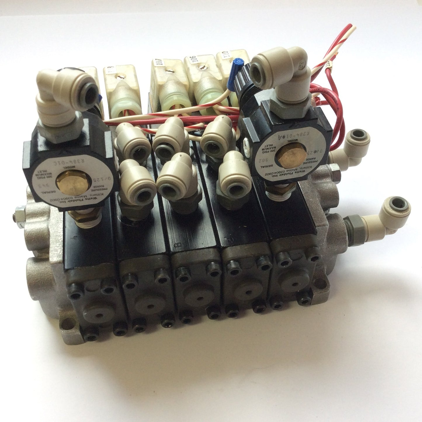 Used ISI Fluid Power 375-02C-009-68C WT Pneumatic Valve 2-Position Coil Voltage 24VDC