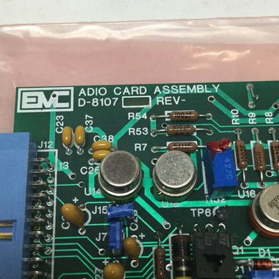 New – Open box EMC D-8107 ADIO Card PCB Board for MPR E-Scan Microprocessor Refractometer