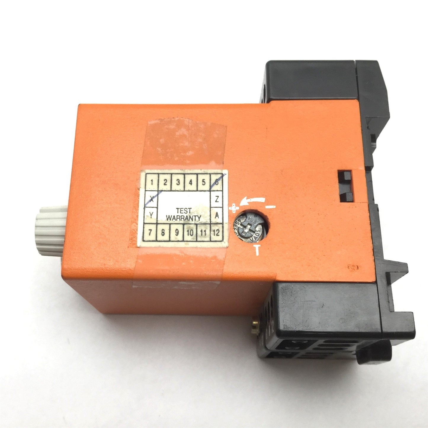 Used Syrelec DIR.T Current Control Relay, Input: 110VAC, Output: SPDT 10A