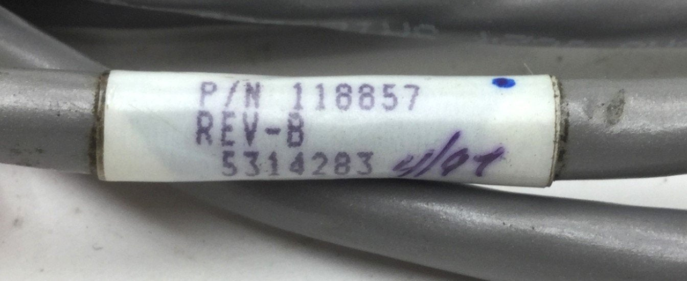 Used RSF Elektronik 118857 Rev-B Cable, 13-Pin to Flying Leads, Length: 15'