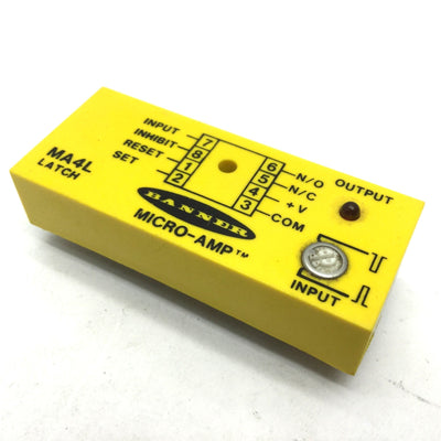 Used Banner MA4L Micro Amp Logic Module, Supply Voltage: 10-30VDC 20mA, No Base