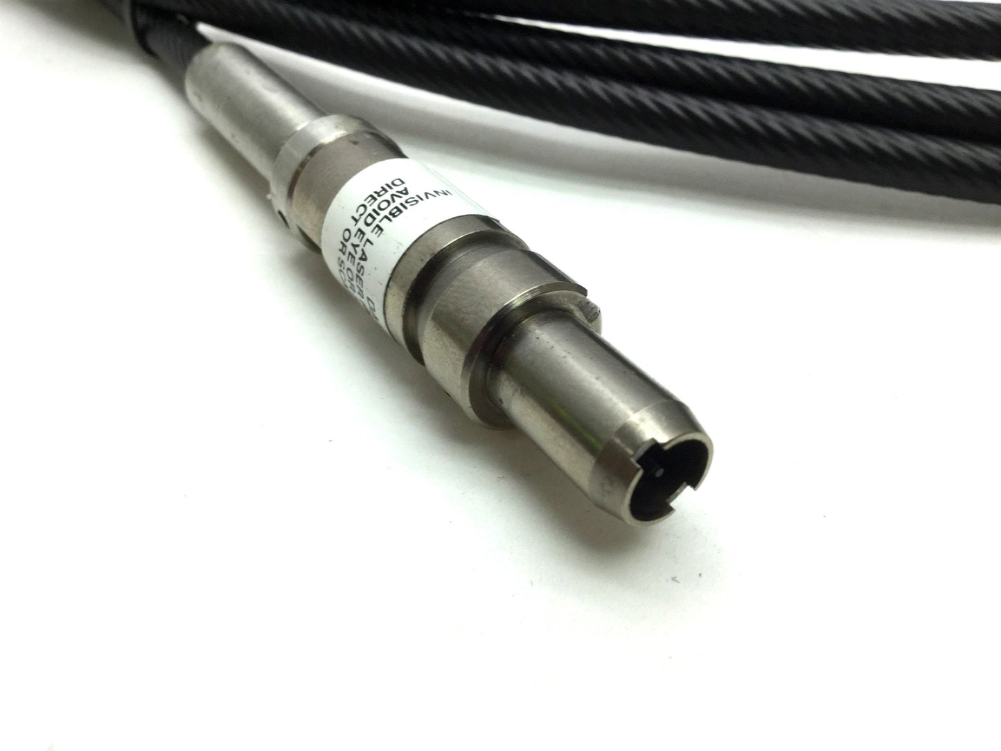 Used Lumonics JK 700 Series Laser Fiber Optic Cable 15' Length, Fitting: 0.3805"