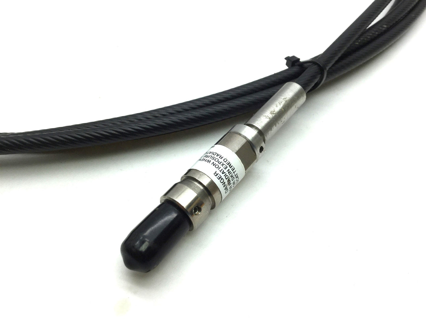 Used Lumonics JK 700 Series Laser Fiber Optic Cable 15' Length, Fitting: 0.3805"