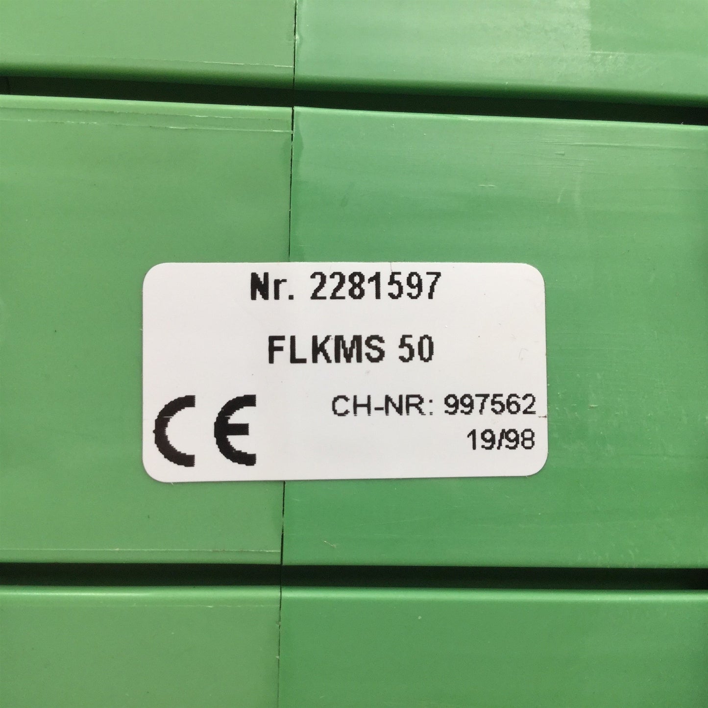 Used Phoenix Contact FLKMS 50 Varioface Breakout Interface Module, w/Ribbon Cable