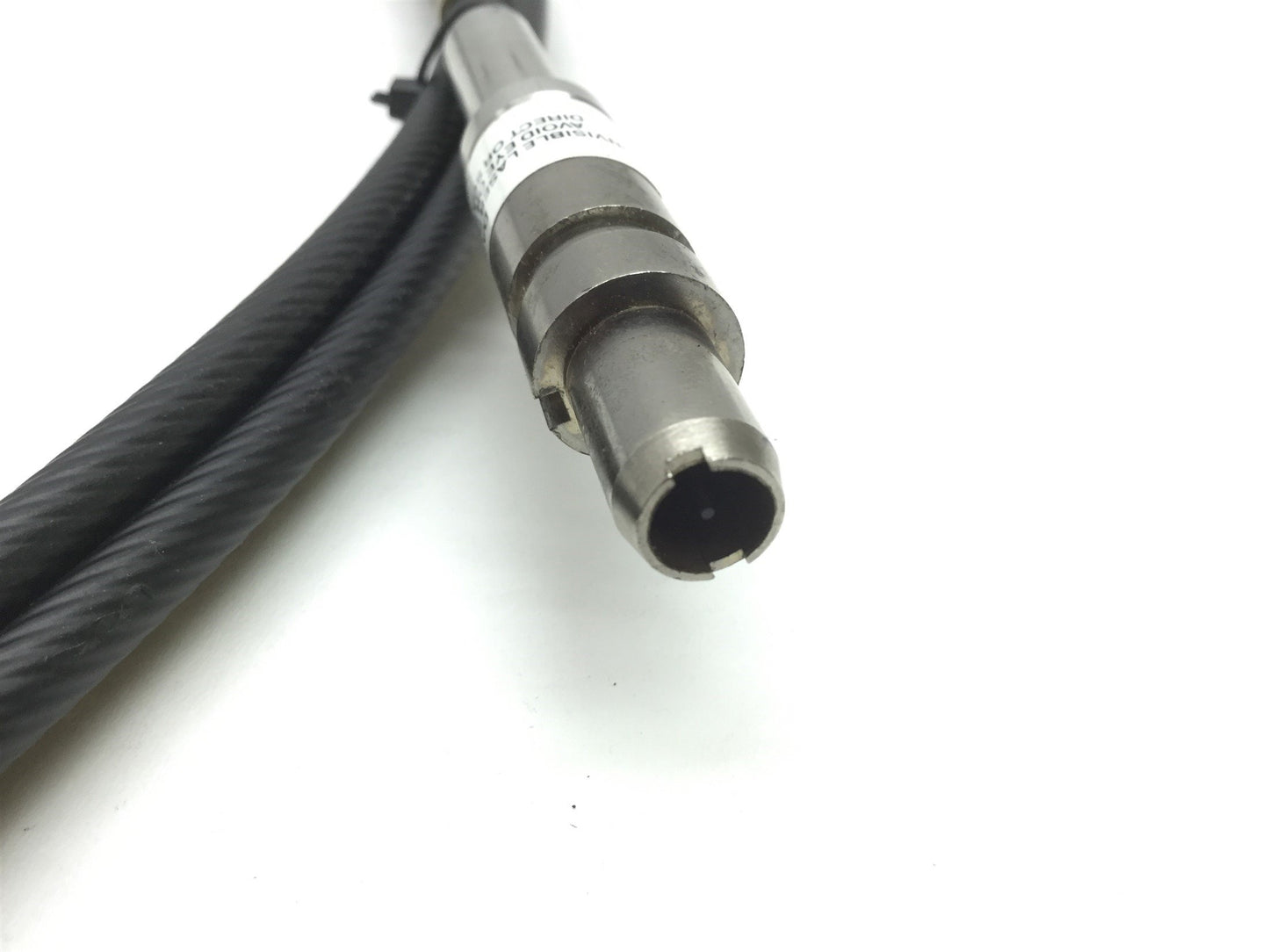 Used Lumonics JK 700 Series Laser Fiber Optic Cable Length: 15', Fitting: 0.3805"