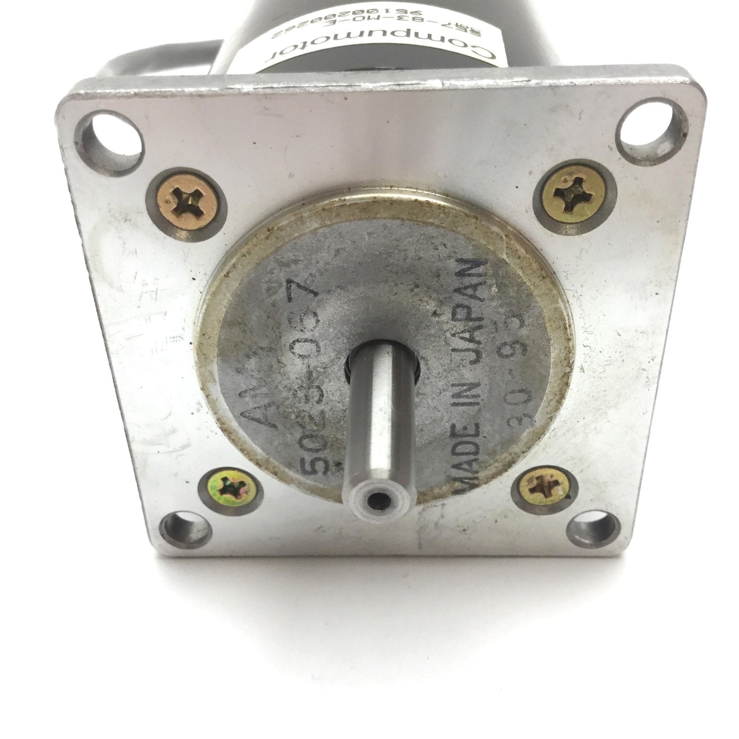 Used Parker S57-83-MO-E Compumotor Stepper Motor 2-Phase, 1/4" Shaft, NEMA 23