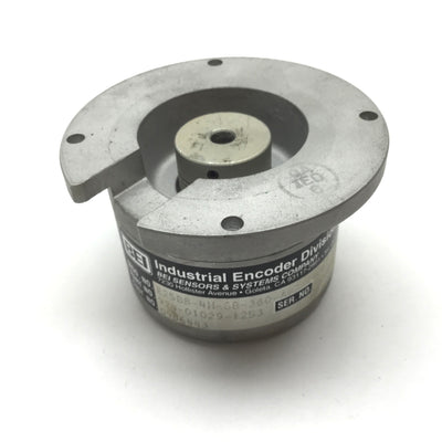 Used BEI E25BB-4H-SB-360-ABZ-7406R-LED-SC72 Incremental Optical Encoder, 360cycle/rev