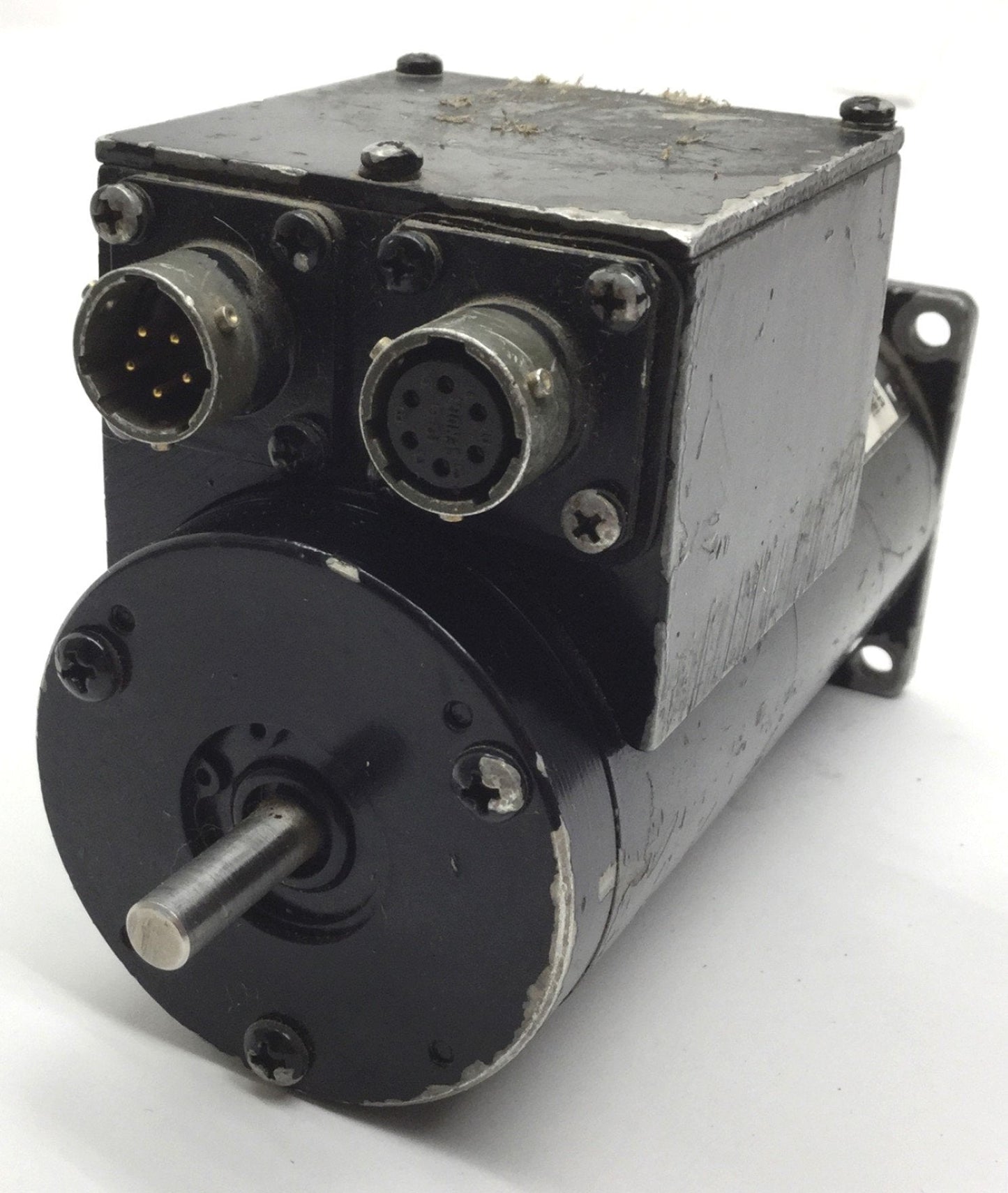 Used Parker CPLX57-120 Compumotor Dual-Shaft Stepper Motor, NEMA 23, 0.25" Shaft