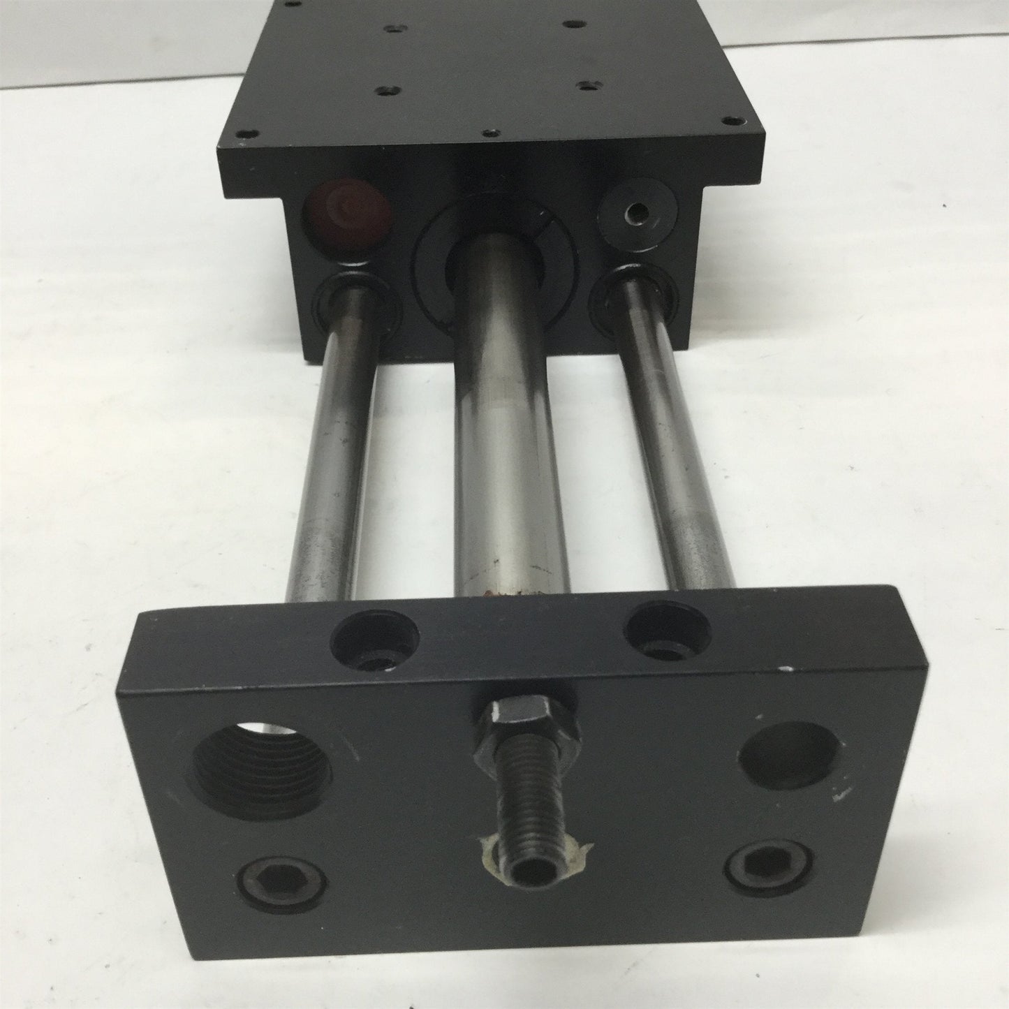 Used PHD CAU041X6 Pneumatic Magnetic Cylinder Linear Slide Table 3/4" Bore, 6" Stroke
