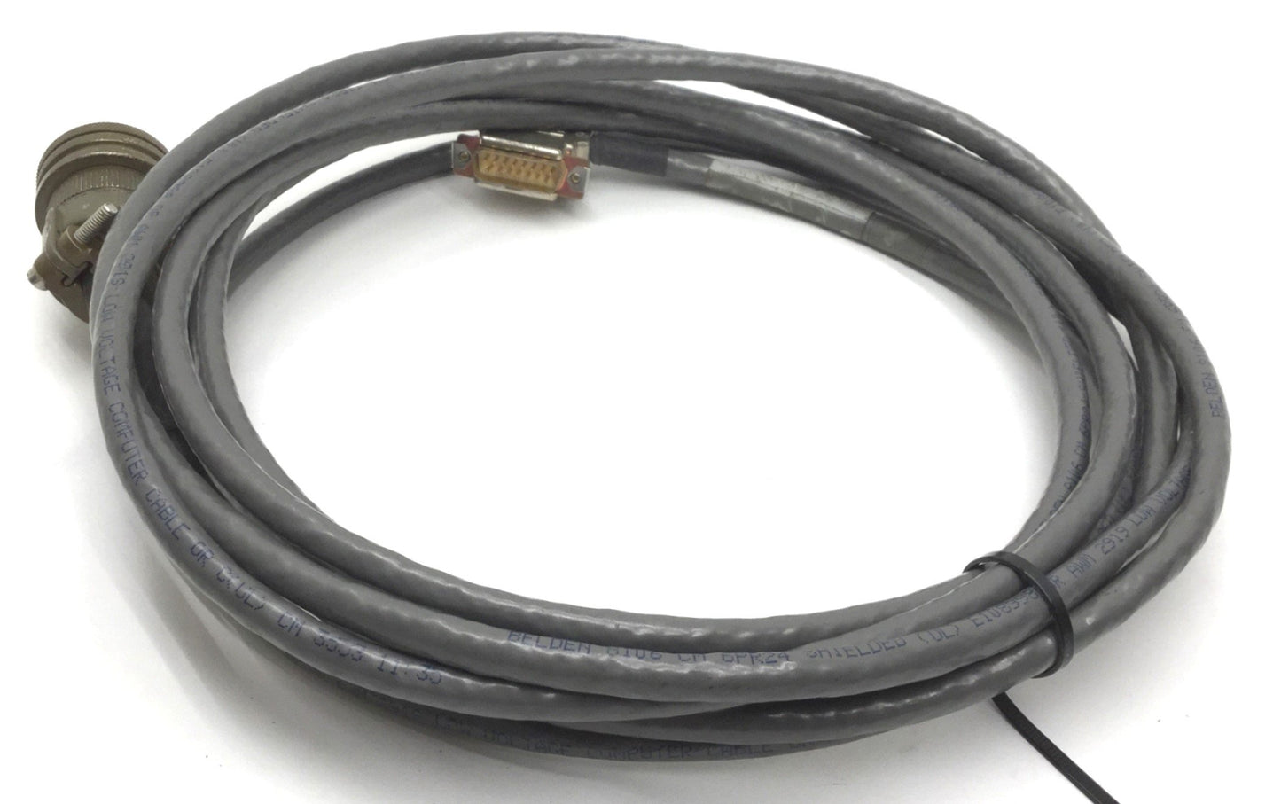 Used Ge Fanuc IC800SKCEV050B Encoder Cable, Length: 15ft