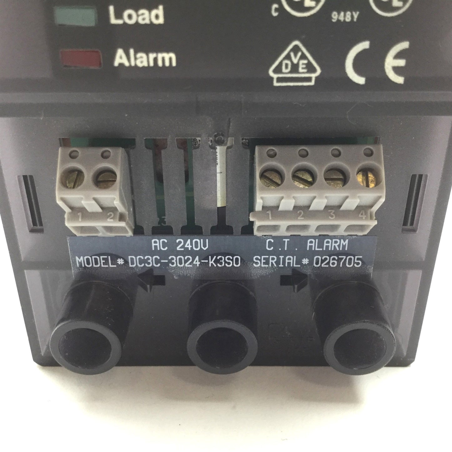 Used Watlow DC3C-3024-K3S0 DIN-a-mite Solid State Power Control 30A, 120-240VAC 3PH