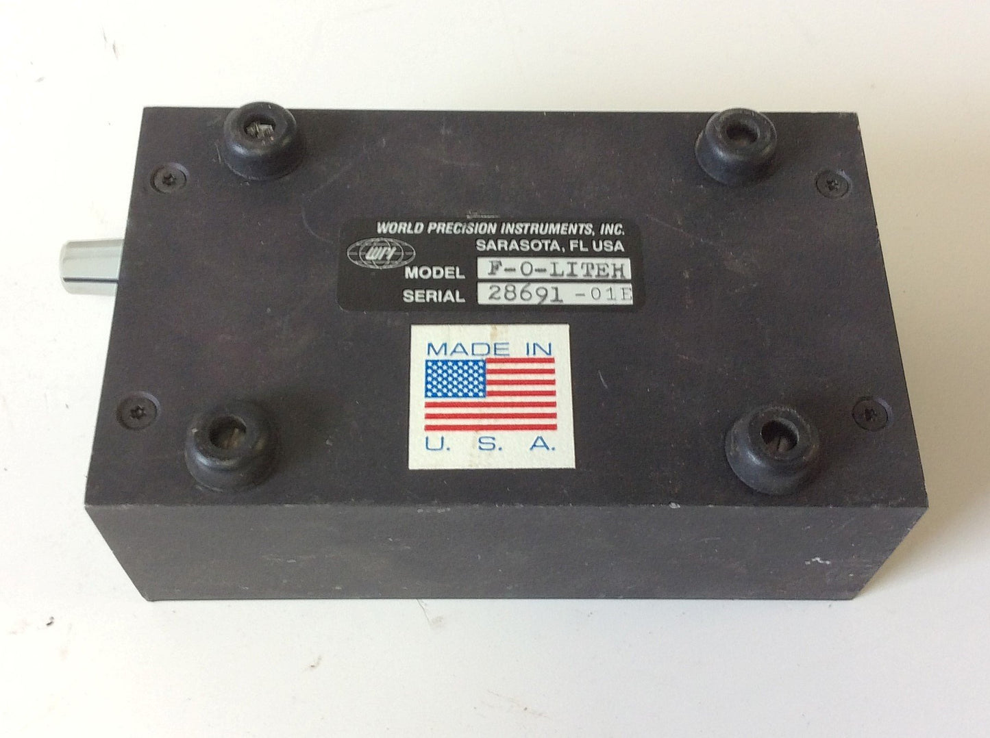 Used WPI World Precision Instruments Model F-O-LiteH Light Source 12VDC 1Amp