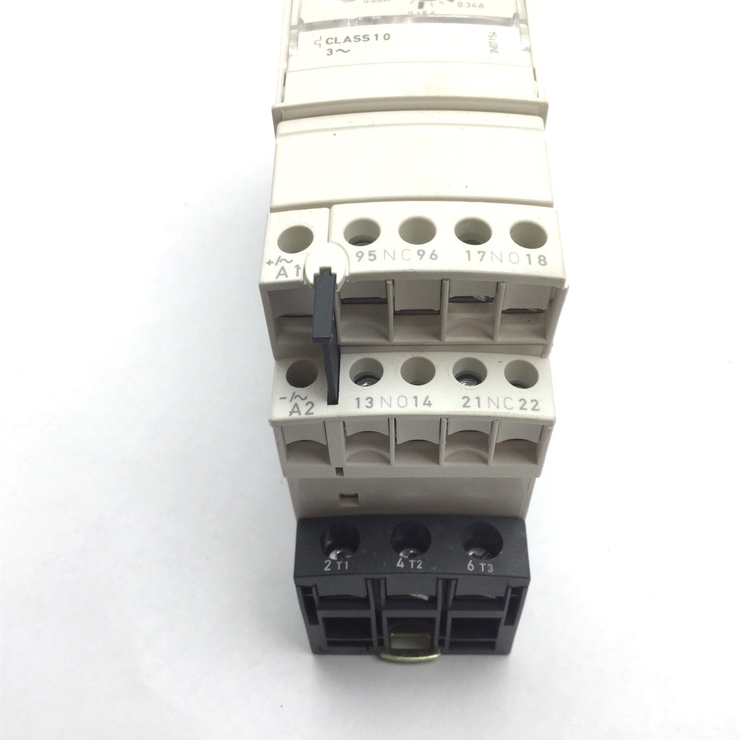 Used Telemecanique LUB12 Motor Starter Base with LUCAX6BL Control Unit, 690V 12A