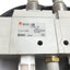 Used SMC SY9120-5DO-C10F-Q Pneumatic Solenoid Valve, 2-Position 5-Port, 24VDC