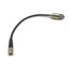 Used White LED Light Sources With BNC Connector & 90° Mirror 12VDC 7" Cable *Damage*