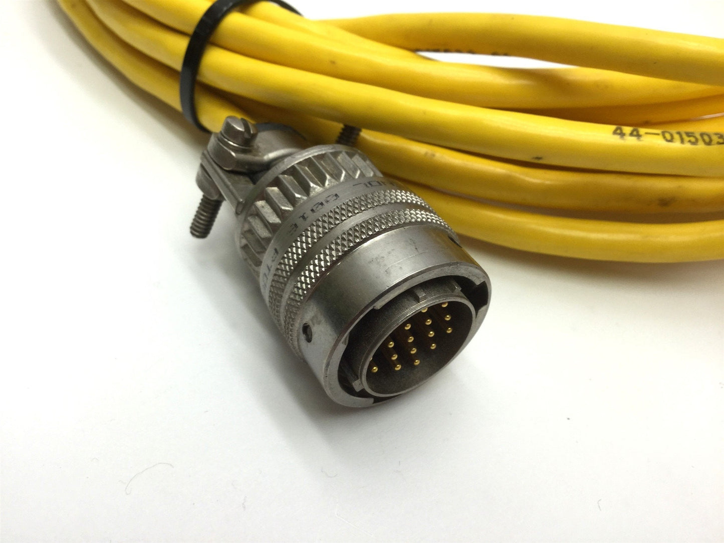 Used Parker 71-015886-25 Motor Feedback Cable, MS Round 18-Pin to DB9, 25' Long