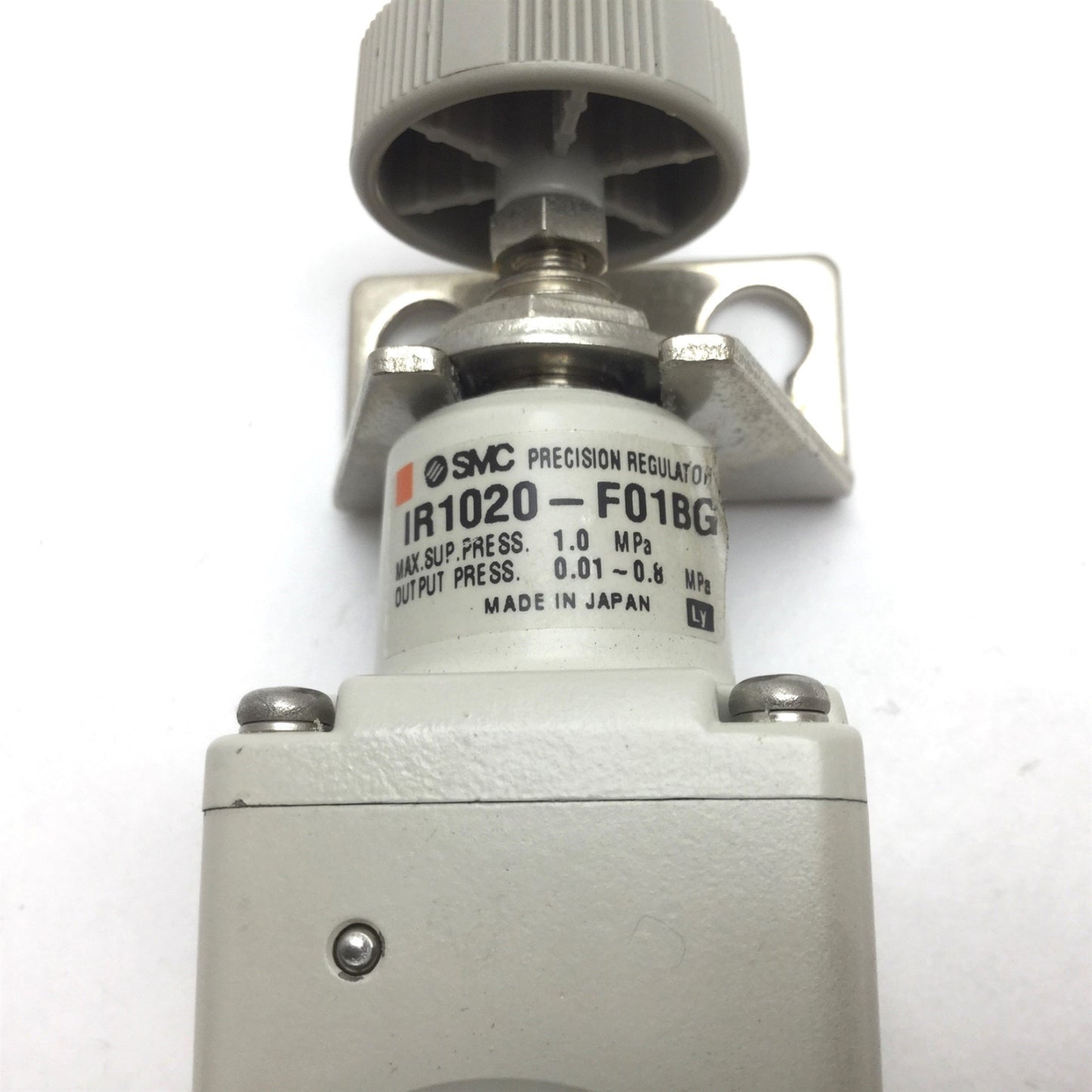 Used SMC IR1020-F01BG Precision Pneumatic Regulator, Supply: 1.0MPa, Set: 0.01-0.8MPa
