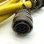 Used Parker 71-017677 Rev-C Cable, 12-Pin Connection to Flying Leads, 8' Long