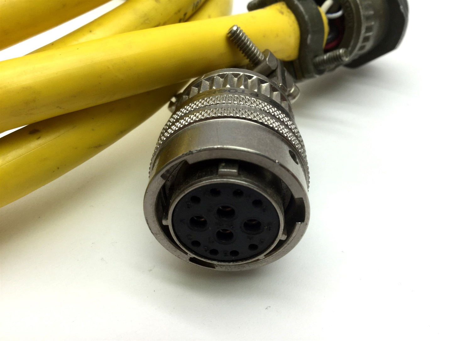 Used Parker 71-017677 Rev-C Cable, 12-Pin Connection to Flying Leads, 8' Long