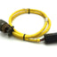 Used Parker 71-015018 Motor Feedback Cable, MS Round 18-Pin to DB9, 2.5' Long