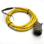 Used Parker 71-015886 Motor Feedback Cable, MS Round 18-Pin, 5' Long