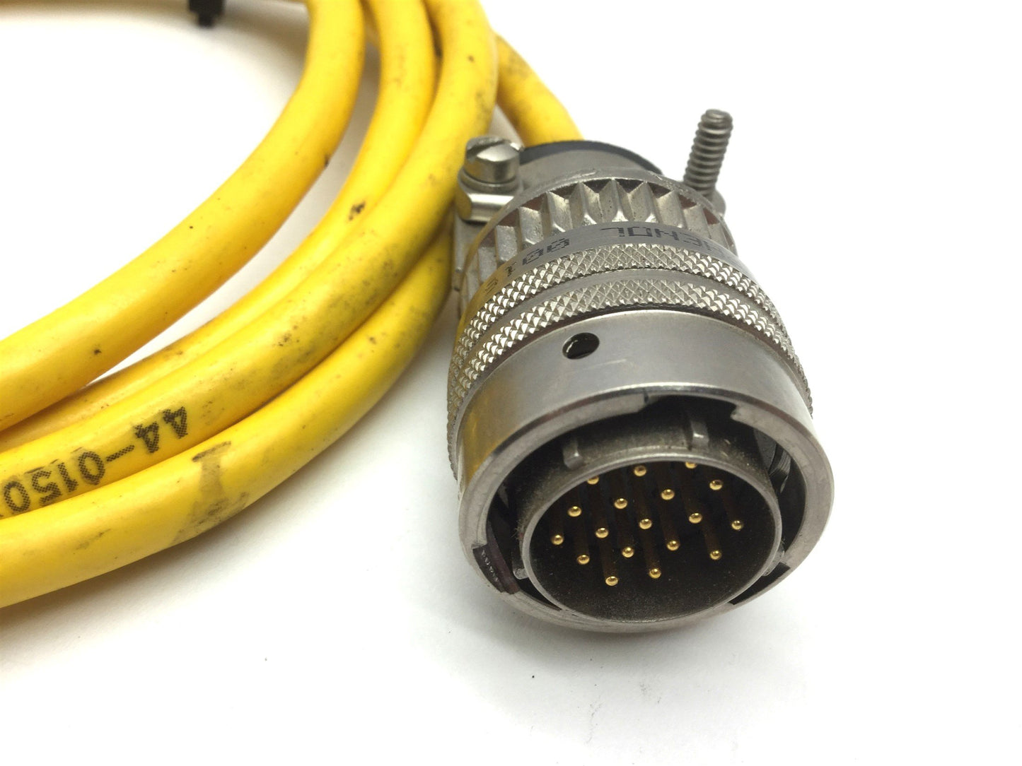 Used Parker 71-015886 Motor Feedback Cable, MS Round 18-Pin, 5' Long