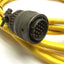 Used Parker 71-015018 Motor Feedback Cable, MS Round 18-Pin, 17' Long