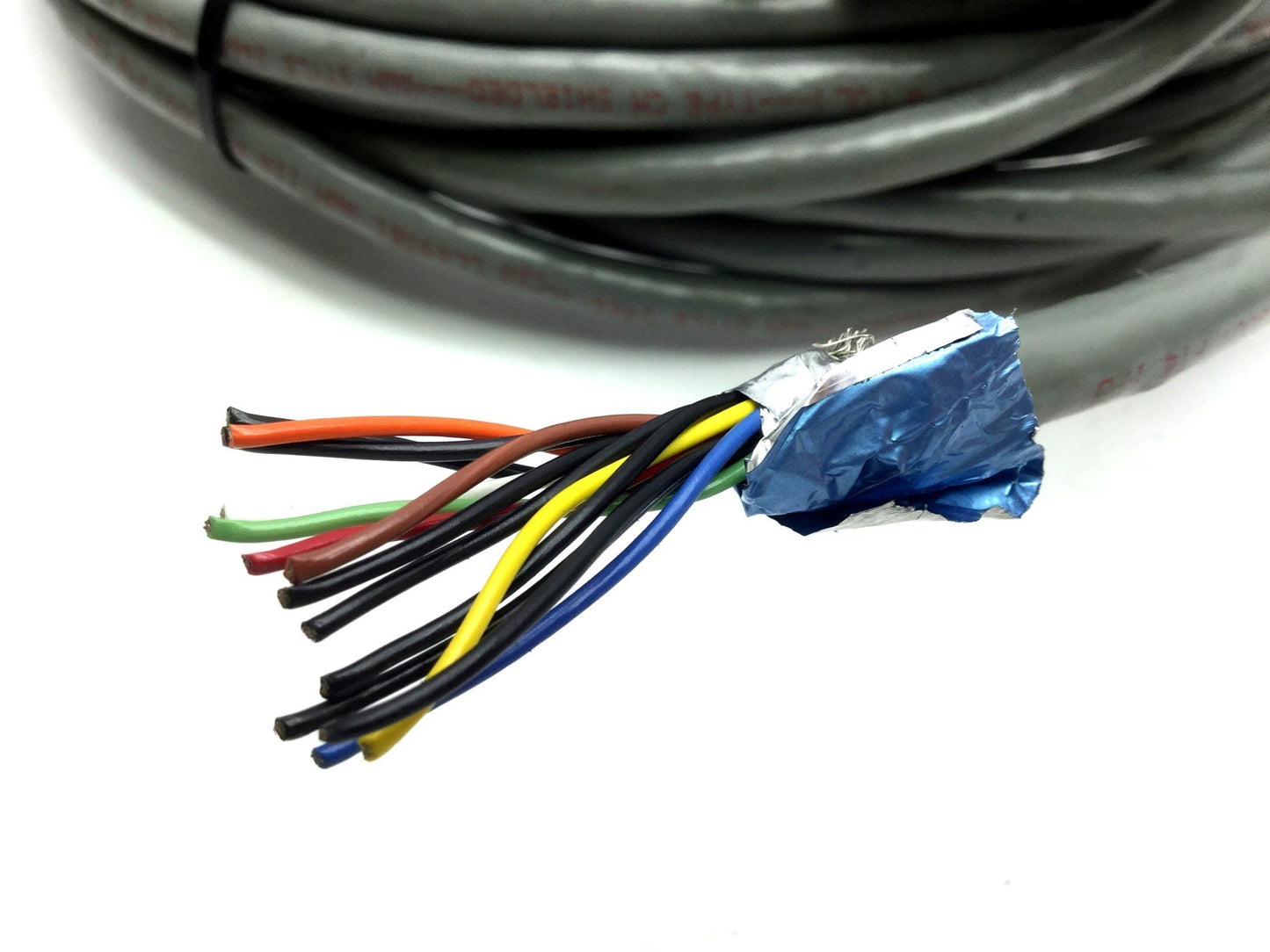 Used Electro Craft 9101-0224 Encoder Cable, Length: 23', 14-Wire Conductor
