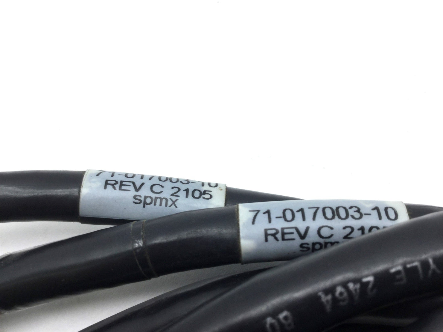 Used Lot of 2 Parker 71-017003 Rev C Servo Drive Cable, Flying Leads to 15-Pin, 4'