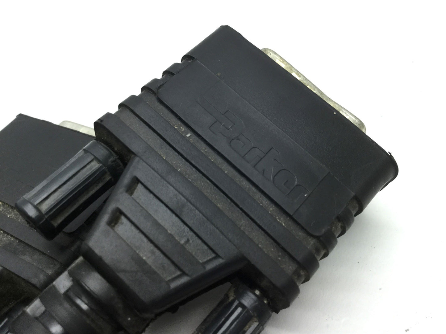 Used Lot of 2 Parker 71-017003 Rev C Servo Drive Cable, Flying Leads to 15-Pin, 4'
