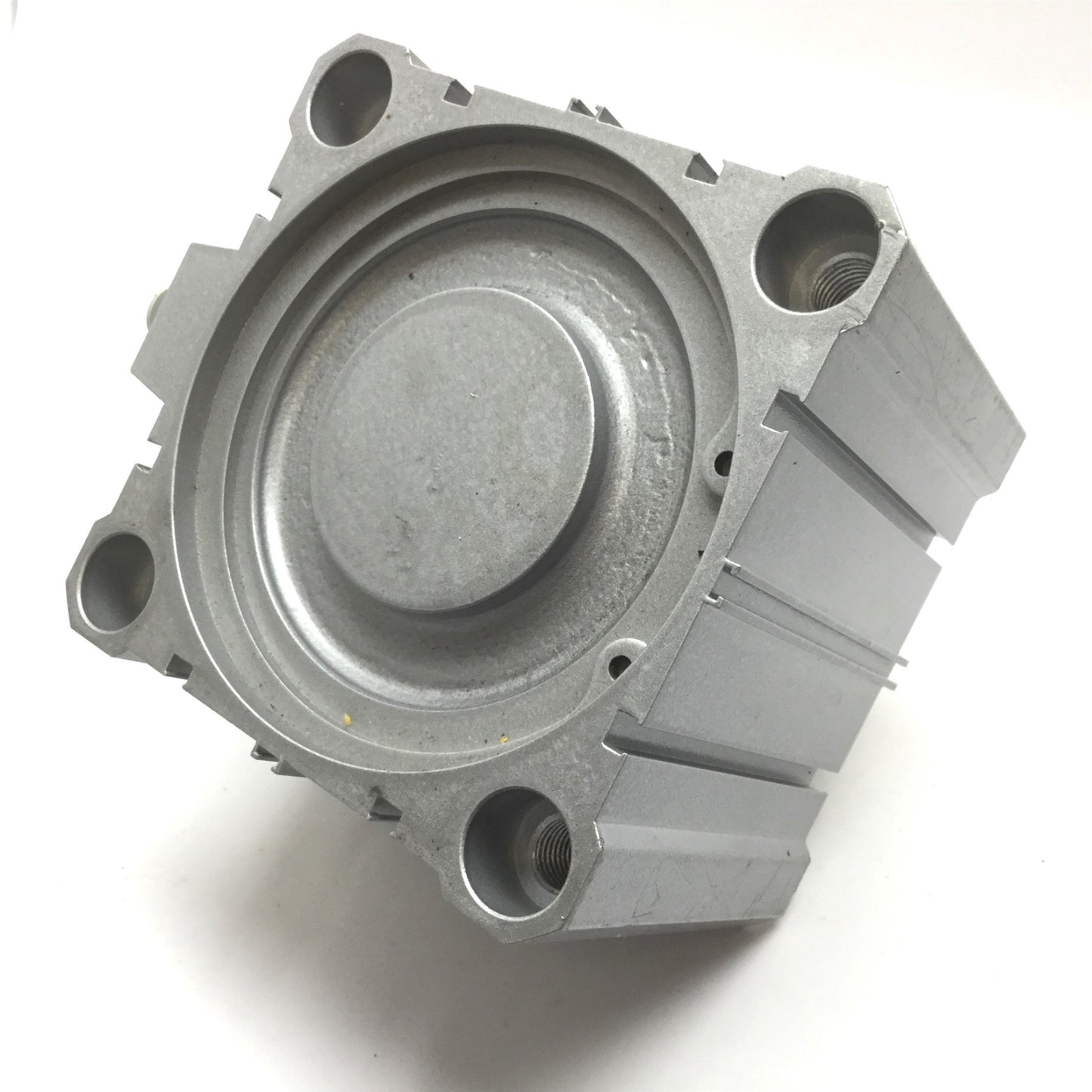 Used Pneumatic Cylinder, Bore: 5", Stroke: 1.25", Ports: 3/8" NPT W/ 10mm One-Touch