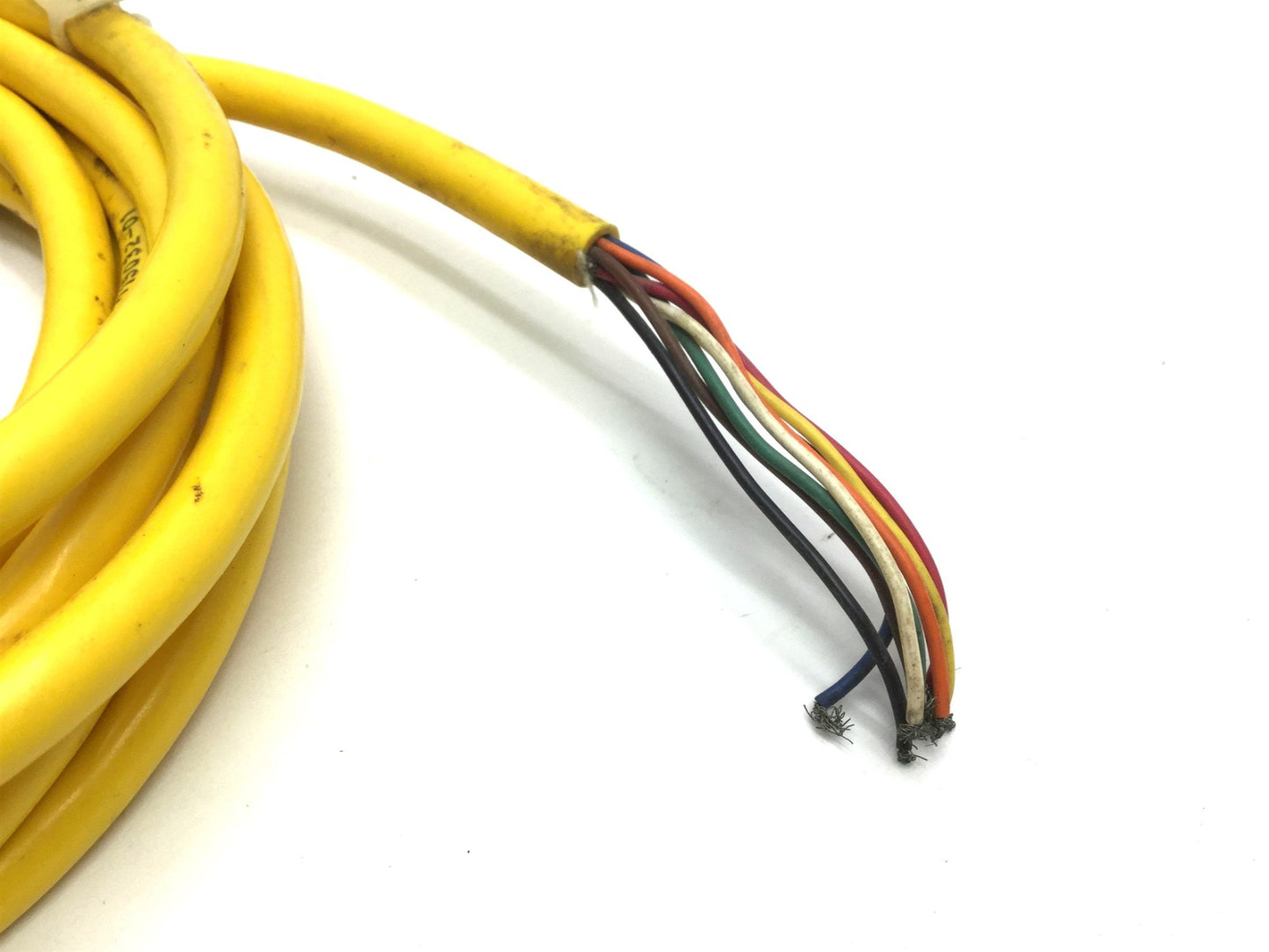 Used Parker 71-015018-10 Motor Encoder Feedback Cable, MS Round 18-Pin, 10' Long