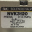 Used Bank of 2 SMC NVK3120 Solenoid Valves 2-Position 5-Way, 24VDC, Pressure: 0.7MPa