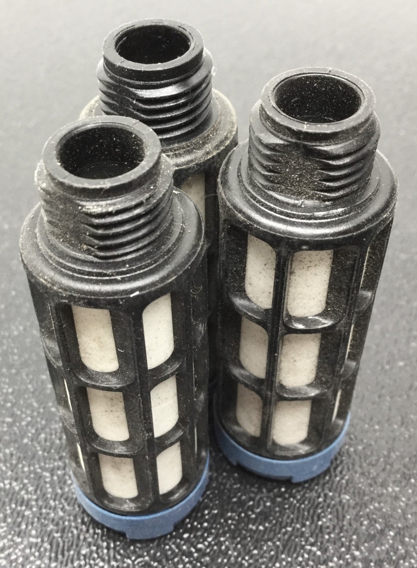 Used Lot of 3 Festo 2316 U-1/4 Pneumatic Silencer Air Muffler, 1/4" NPT